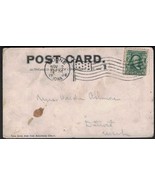 1906 IOWA Postcard - Boone to Detroit, MI P7 - $2.96