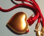 Estee Lauder LOVE HEART 2011 Solid Perfume Compact and Necklace - FREE SHIPPING